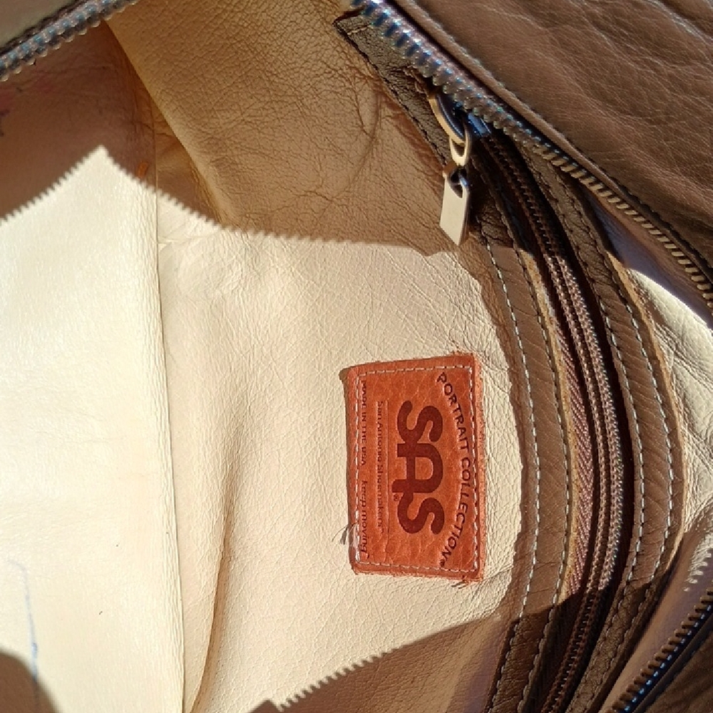 SAS Full Grain Cow Hide Leather Pig Skin Linning Edee Hobo Shoulder Bag - Picture 6 of 9